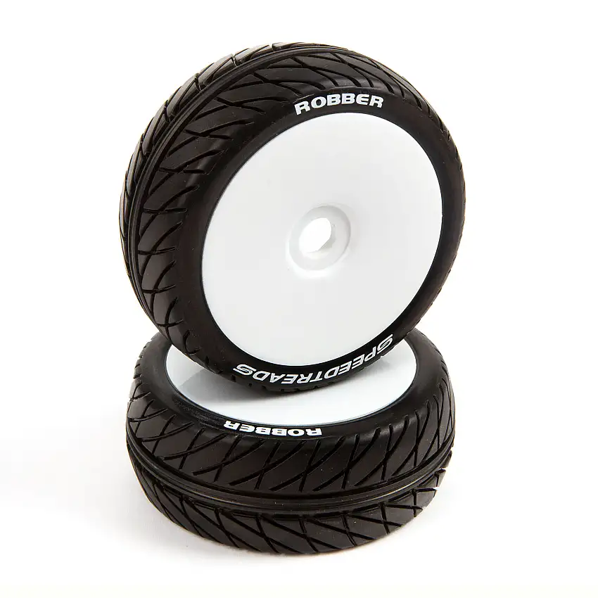 SpeedTreads Robber Mounted (2): 1/8 Buggy