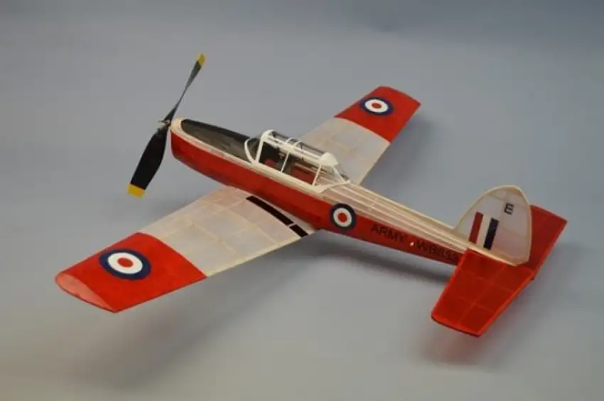 DeHavilland Chipmunk Rubber-Powered Aircraft (30" Wingspan) Dumas