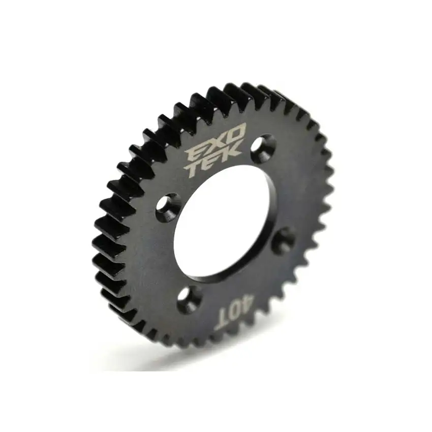 HD 40T Spur Gear, Hardened Steel: Tenacity, Lasernut