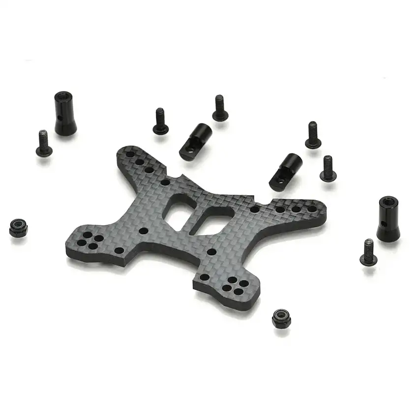 TRAXXAS SLASH 4X4 CARBON FIBER SHOCK TOWER- FRONT, 4WD SLASH/ RALLY