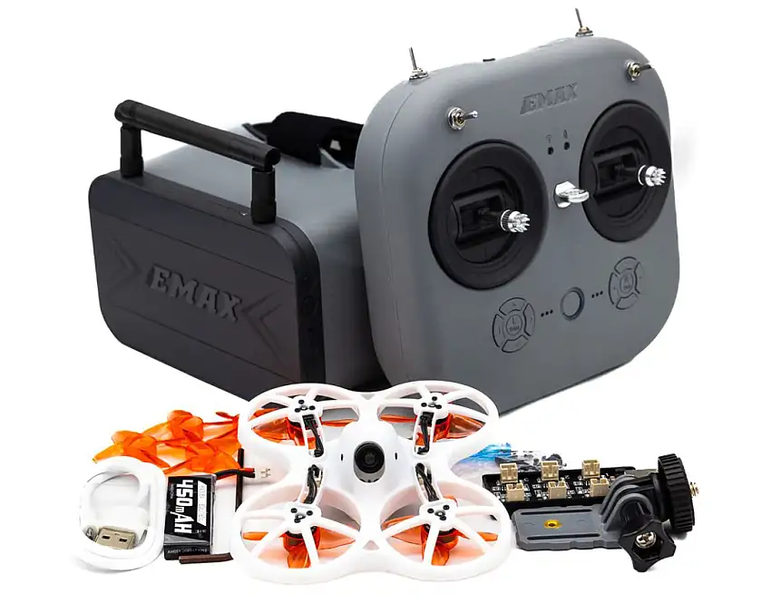 EMAX EZ Pilot Pro Ready-To-Fly FPV - Drone, Controller, Goggles