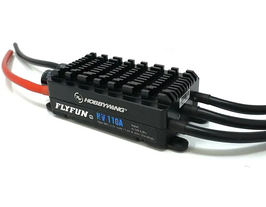 HobbyWing FLYFUN 110A-HV V5 ESC with SBEC (6S-14S)