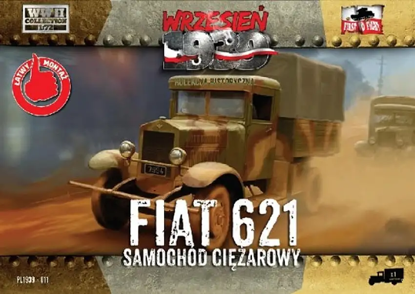 Polish Flat 621 Truck 1/72 First To Fight Models