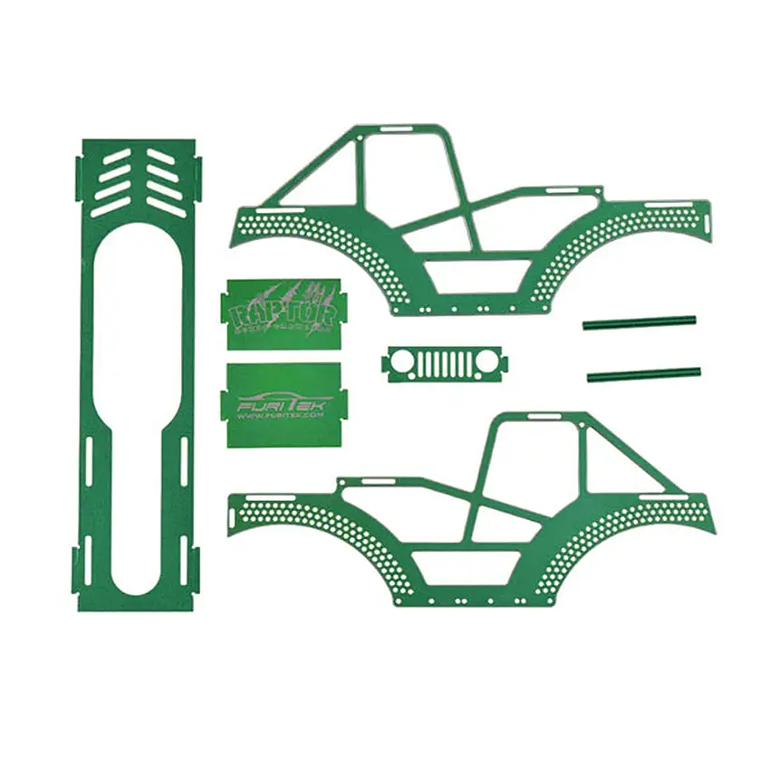 Raptor Aluminum Frame Kit, Green Seafoam: SCX24