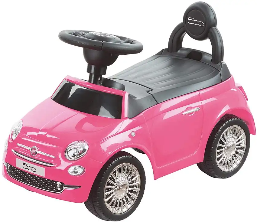 Fiat 500 Push Car S, Pink