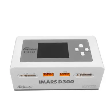 Gens ace iMars D300 G-Tech Channel AC/DC 300W/700W RC Battery Charger-US White