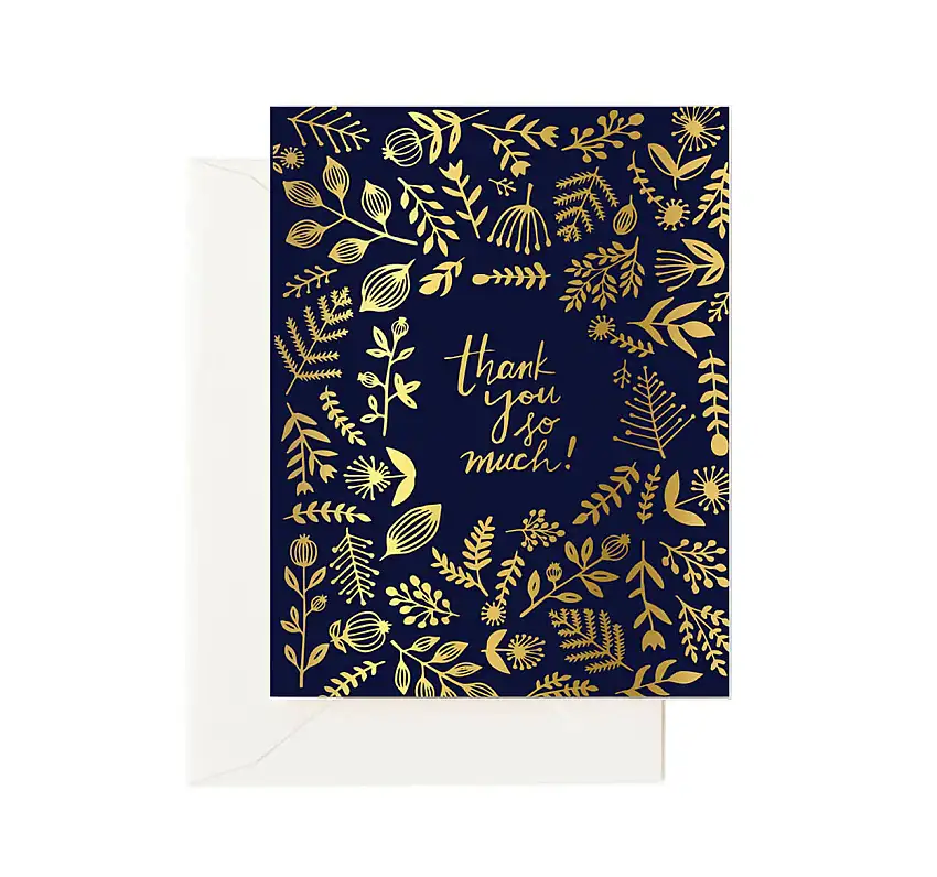 Gold Foil Thank You