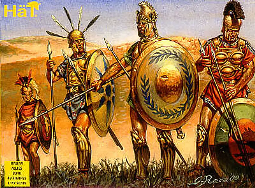 Punic War Italian Allies Infantry (48) 1/72 Hat