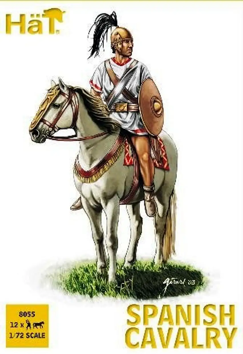 Punic War Spanish Cavalry (12 Mounted) 1/72 Hat