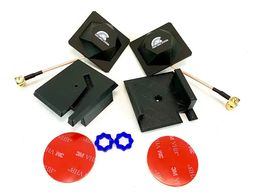 VAS Crosshair Xtreme Mini Pair w/mount RHCP For HDZero Goggles