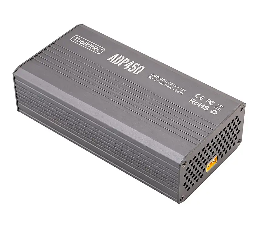 ToolkitRC - ADP450 450W 24V 19A Power Supply Unit with XT60 Output - US Plug