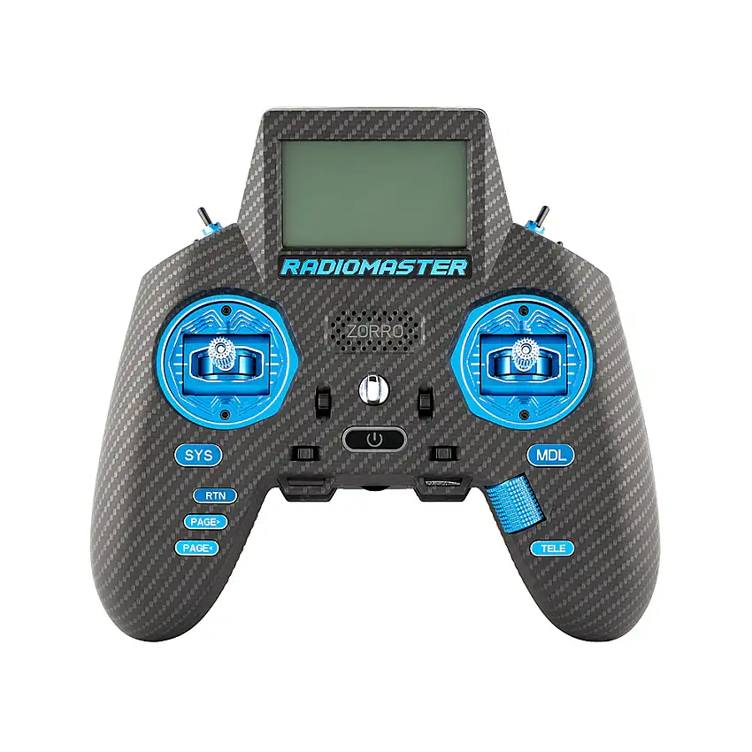 RadioMaster Zorro Max Radio Controller 4-in-1 Transmitter Blue