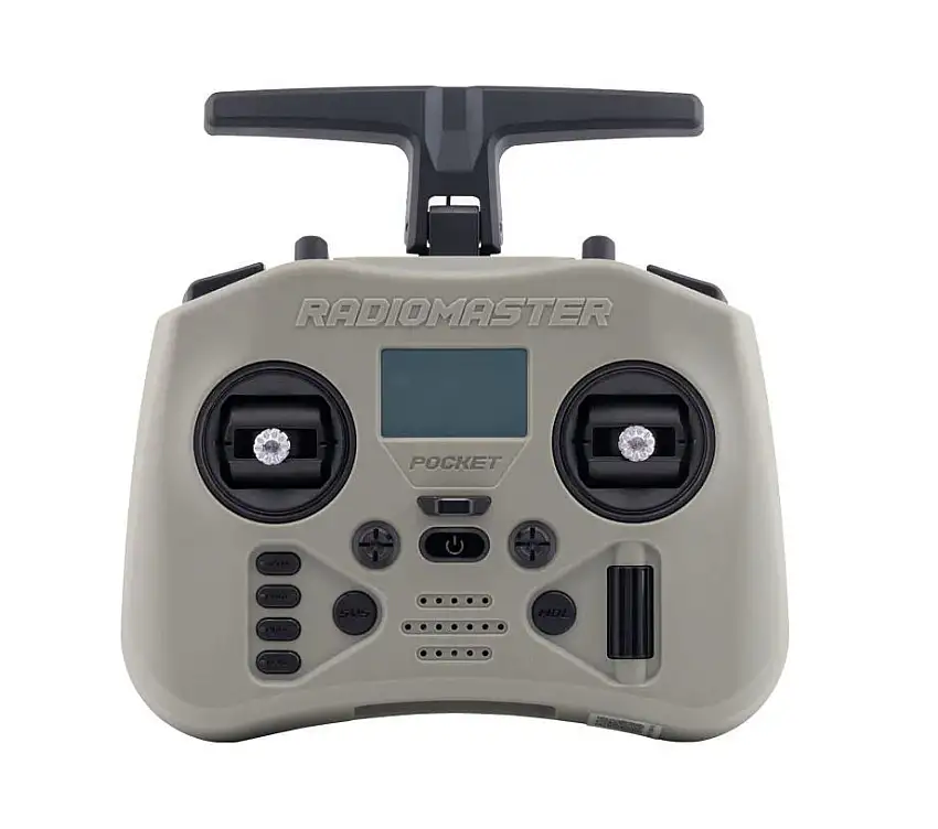 RadioMaster Pocket Crush Edition Radio Controller ExpressLRS (ELRS 2.4GHz) Slate Grey, Mode 2