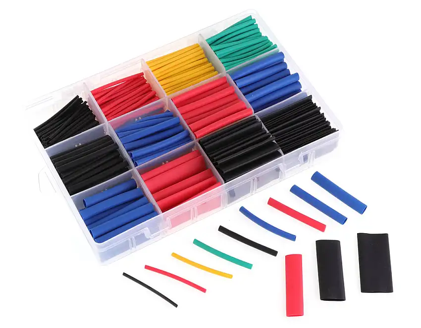 RMRC Heat Shrink Tube Kit with Case - Over 500 Pieces!