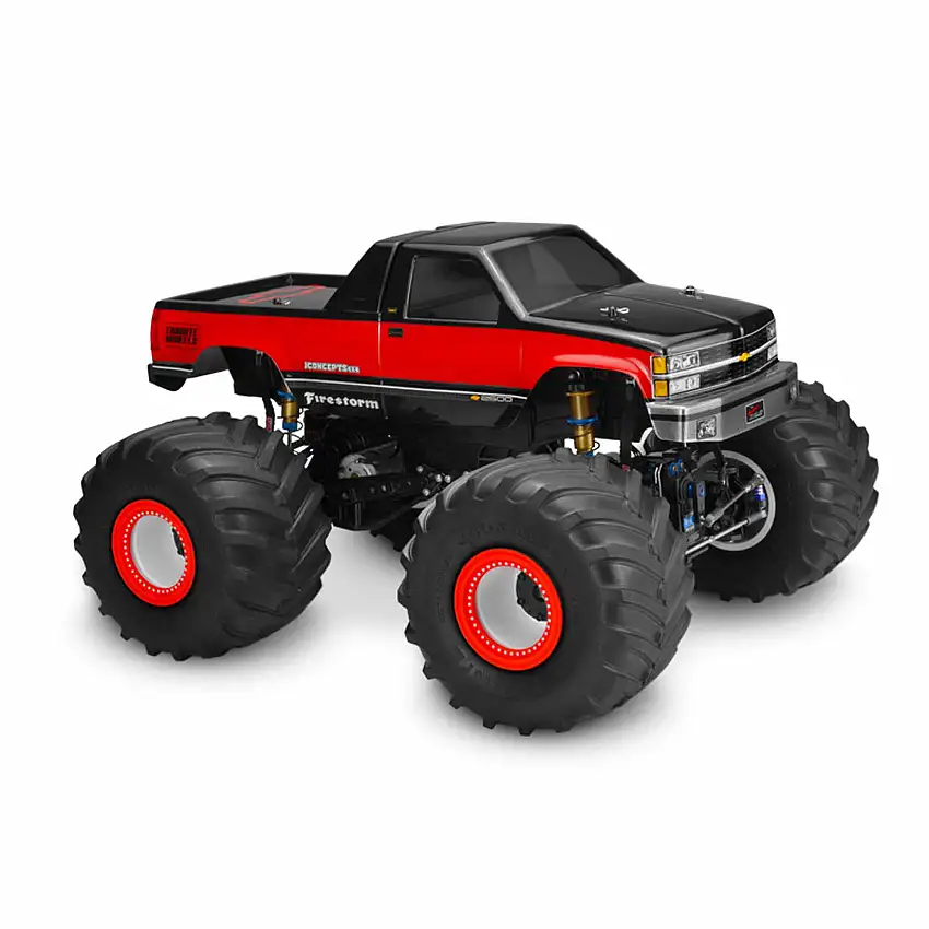 1/10 1988 Chevy Silverado Monster Truck Clear Body