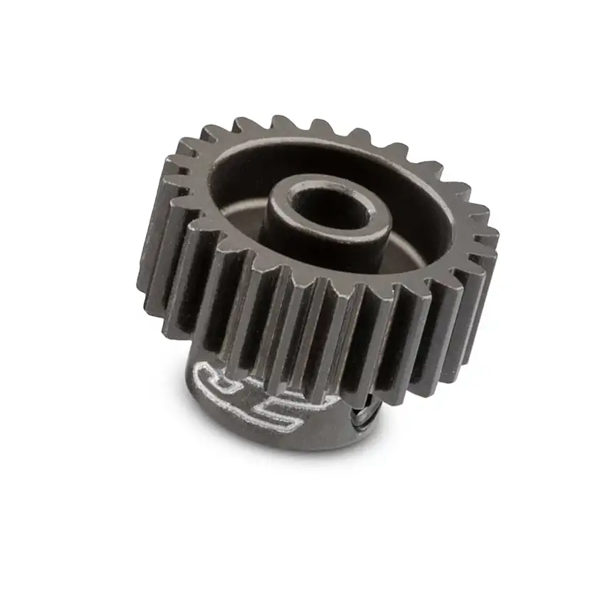 48 pitch, 24T, SS machined aluminum pinion gear