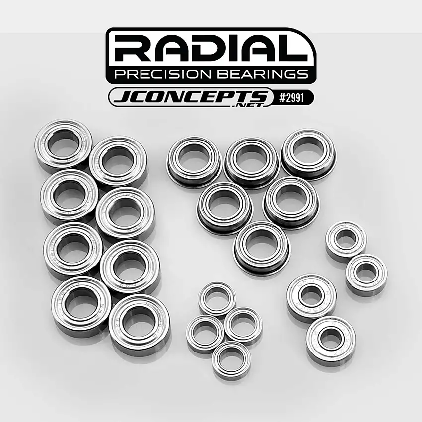 Radial Nmb Bearing Set: TLR 8Ight-X 2.0 XE 2.0