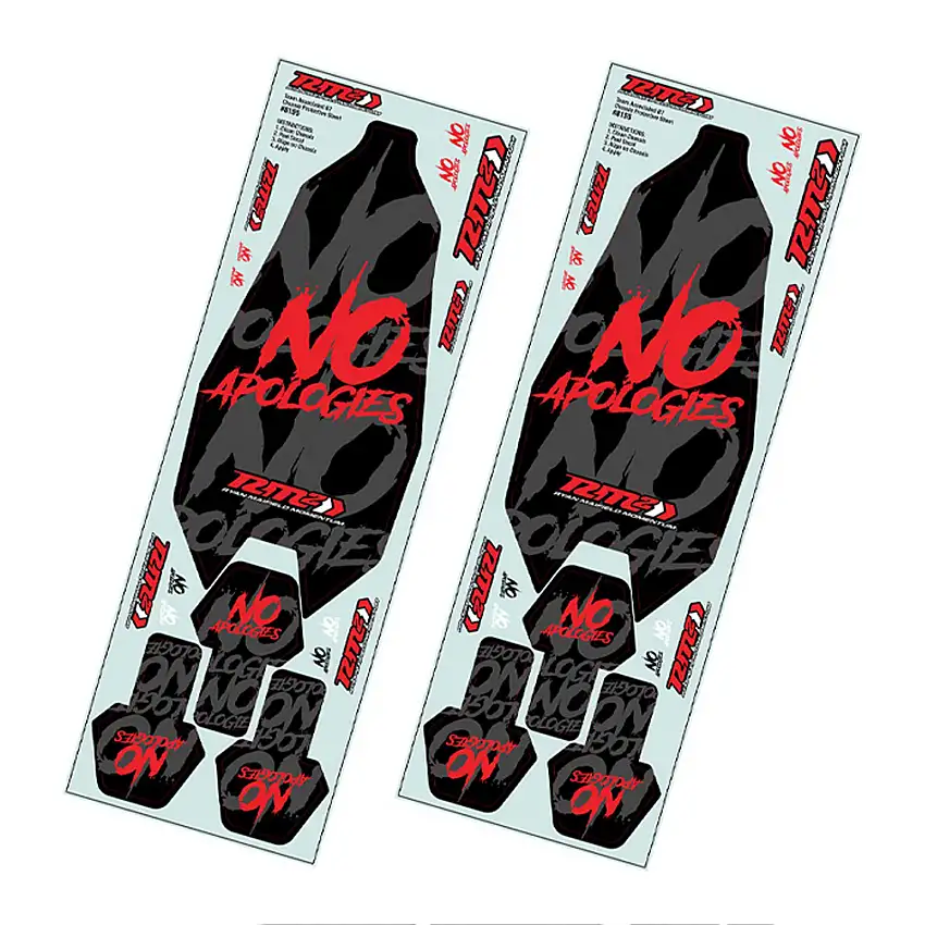 RM2, No Apologies RC10B7 | RC10B7D precut chassis protective sheet, 2pc