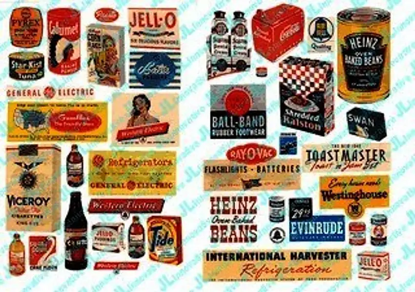 1940-50's Household Posters/Signs (41) JL Innovative HO