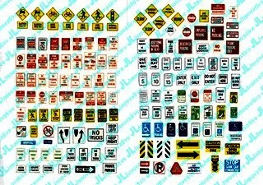 Uncommon Street Parking Signs (150) JL Innovative HO