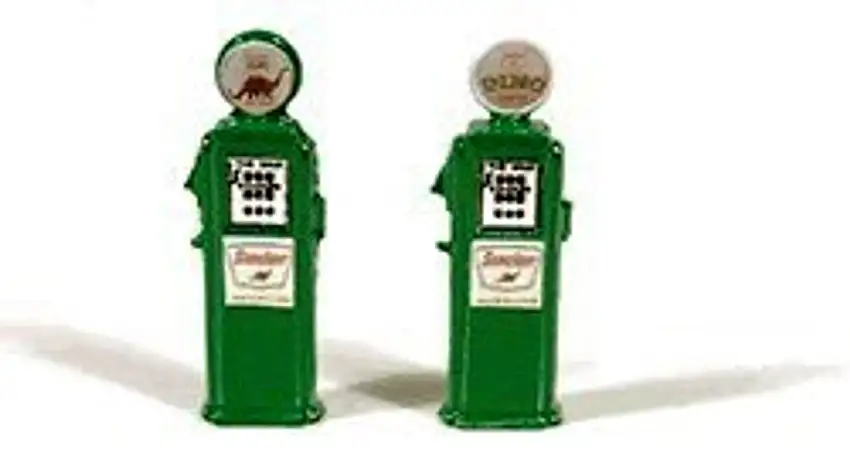 Deluxe Custom Gas Pumps, Labeled Sinclair (2) JL Innovative HO