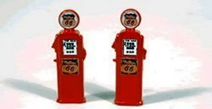 Deluxe Custom Gas Pumps, Labeled Phillips 66 (2) JL Innovative HO