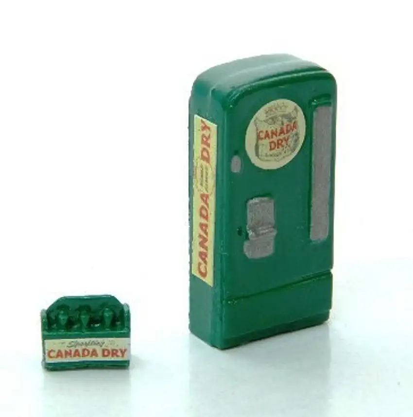 "Canada Dry" Upright Type Custom Soda Machines w/6-Pack HO JL Innovative