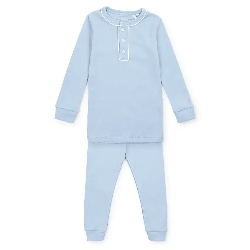 Jack Boys' Pima Cotton Pajama Pant Set - Light Blue