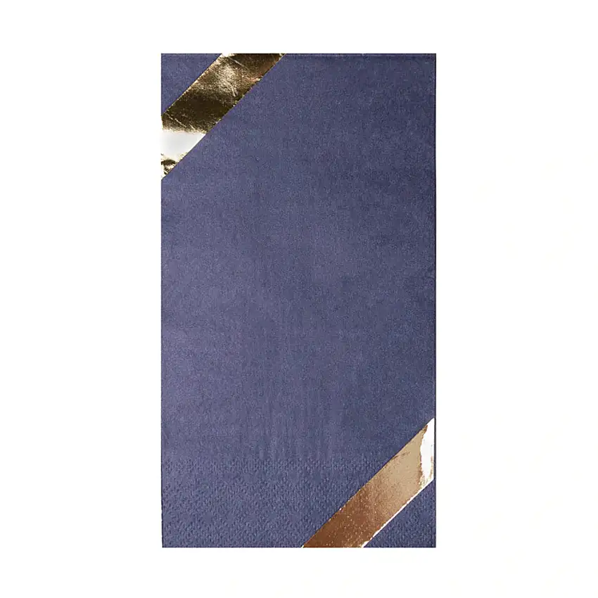 Navy & Gold Guest Napkin