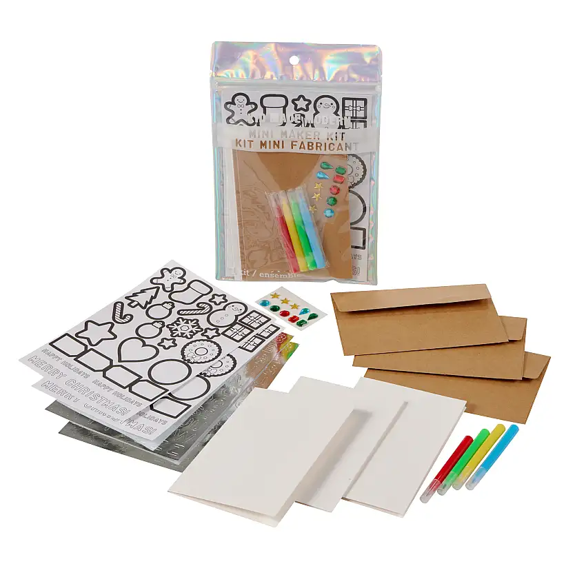 Mini Maker Kit - Christmas Card Making