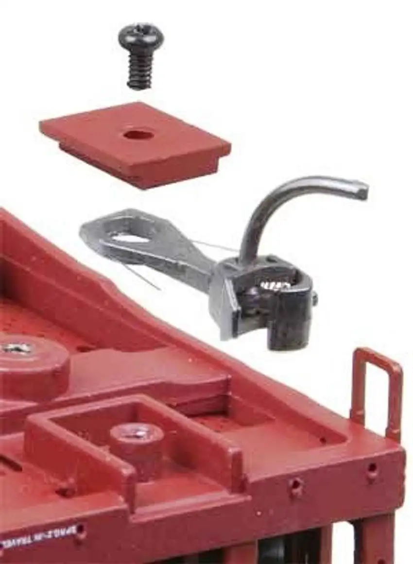 Whisker Coupler Metal Long 25/64" Centerset Shank HO Kadee