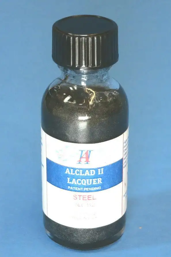 Alclad II 1oz. Bottle Steel Lacquer ALC-112