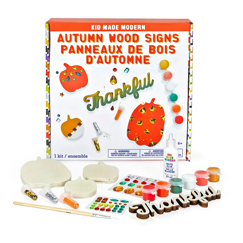 Autumn Wood Signs Craft Kit