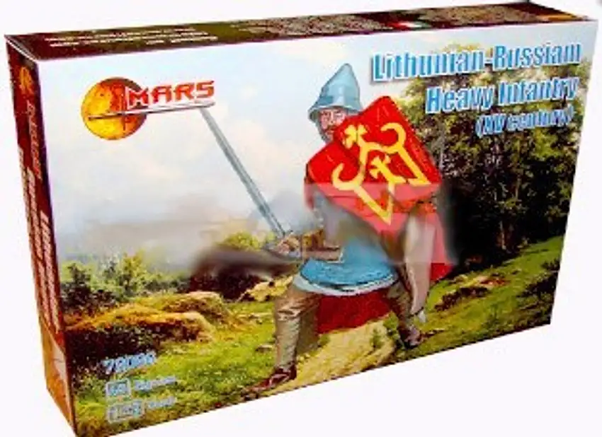 1st Half XV Century Lithuanian Russian Heavy Infantry (48) 1/72 Mars Figures