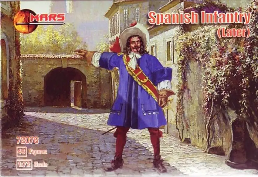 Spanish Infantry (Later) (48) 1/72 Mars Figures