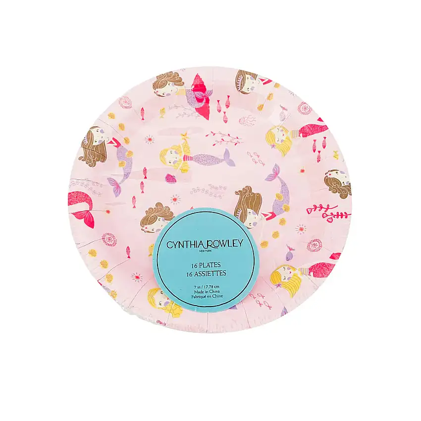 Mermaids Swimming Dessert Plate