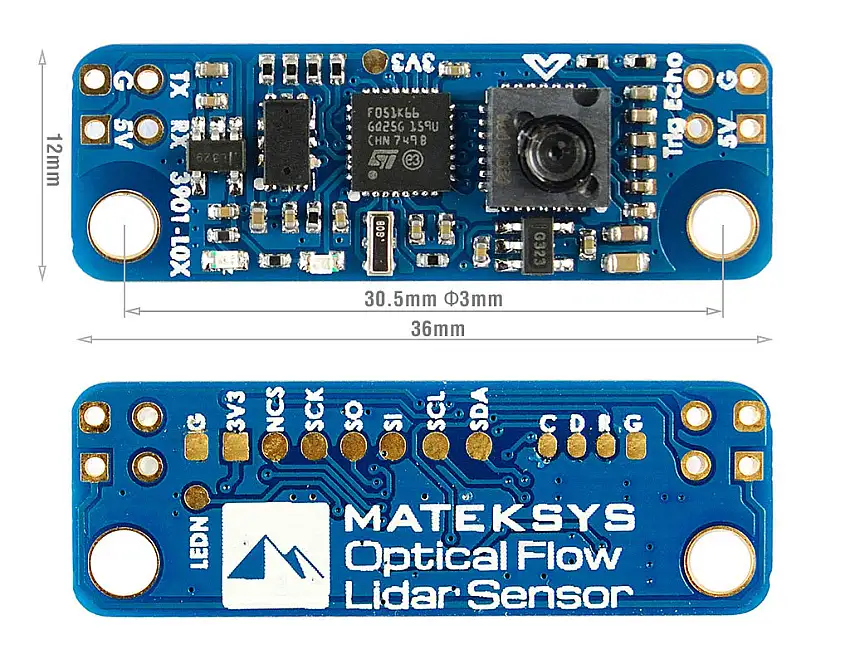 Matek Optical Flow & LIDAR Sensor 3901-L0X