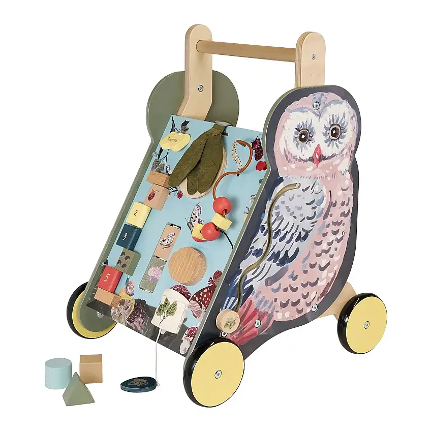 Baby Walker Wooden Push Cart Toy | Wildwoods Owl