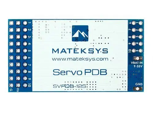 Matek Servo PDB, w/ 12A BEC 9-55V to 5/6/8V