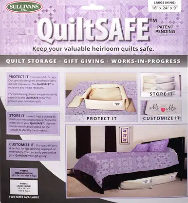 SULLIVANS - Sullivan's Quiltsafe Storage Bag-Large 16"X24"X9" (48513)