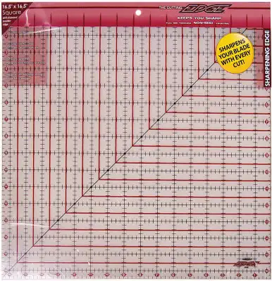 SULLIVANS - The Cutting EDGE Frosted Ruler-16-1/2"X16-1/2" (38188)
