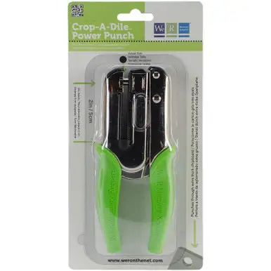 WE R MEMORY KEEPERS - Crop-A-Dile Power Punch-.25" Hole (71272)