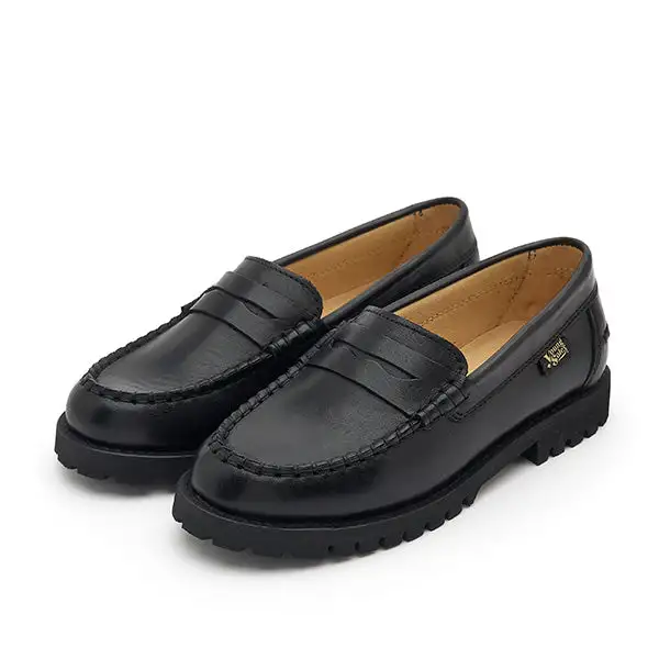 Nicki Kids Loafer Black Leather