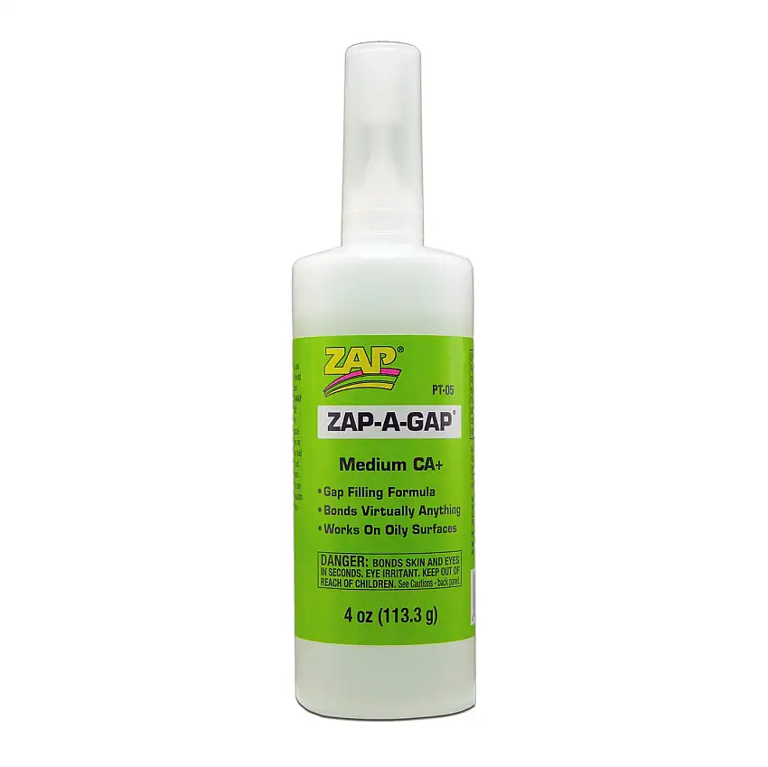 Zap-A-Gap Medium CA+ Glue (1), 4 oz