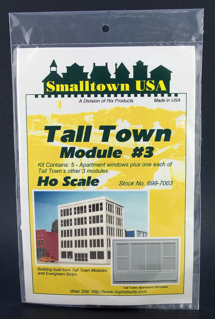 Tall Town Module #3 (6) HO Pikestuff