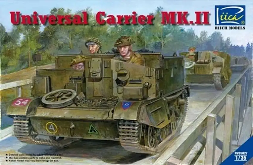 Universal Carrier Mk II Tank w/Full Interior 1/35 Riich