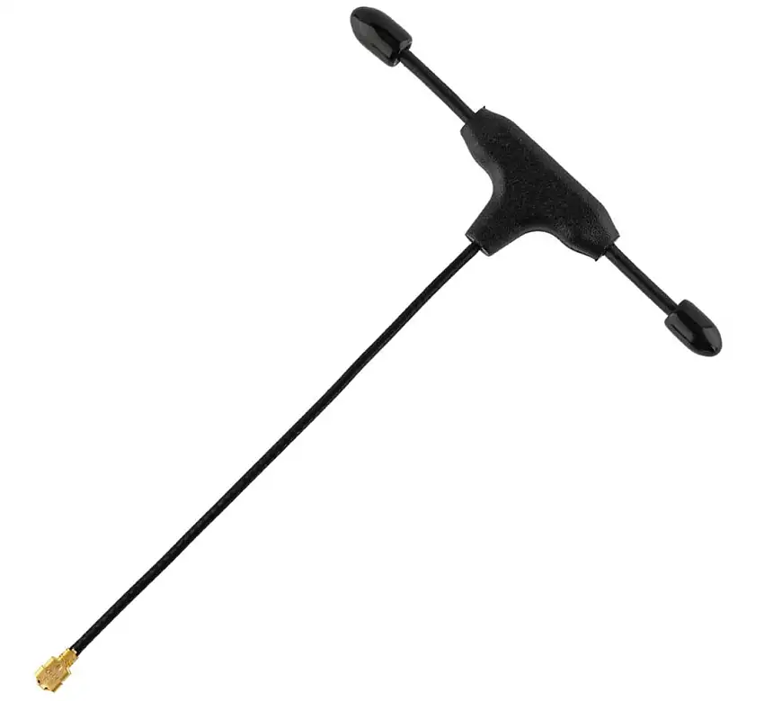RadioMaster UFL/IPEX 2.4Ghz T Antenna 95mm For ELRS Receivers