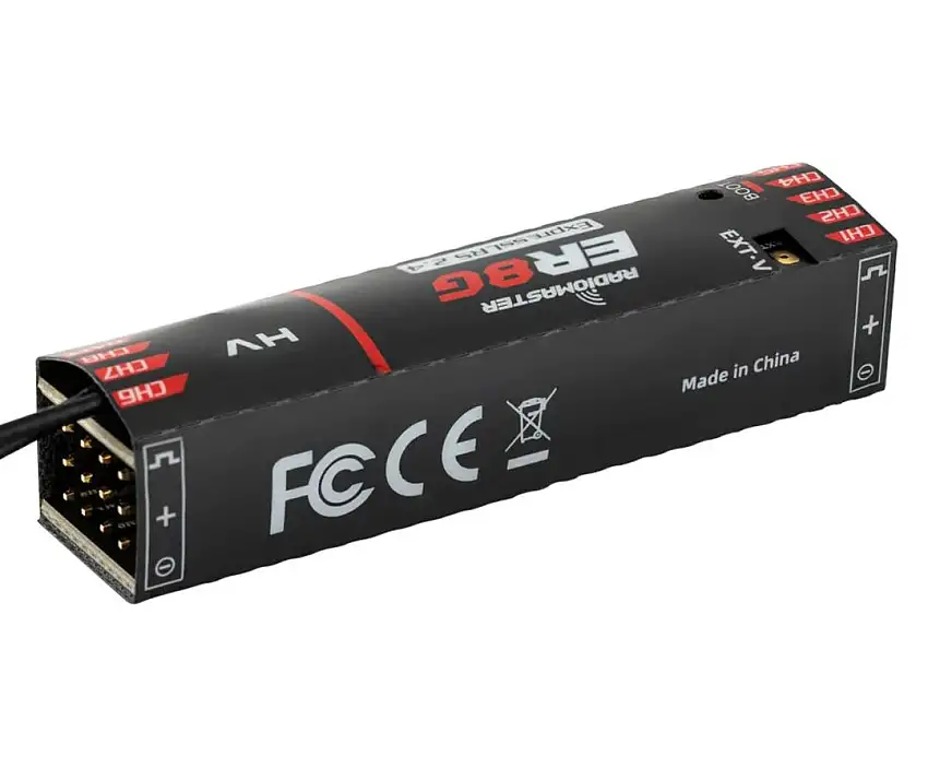 RadioMaster ER8G 2.4ghz PWM ELRS 8 Channel Receiver