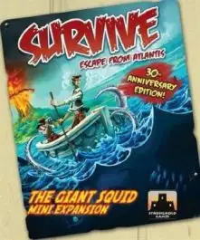 SHG9001A Stronghold Games Survive Escape from Atlantis: The Giant Squid Mini Expansion Revised Edition