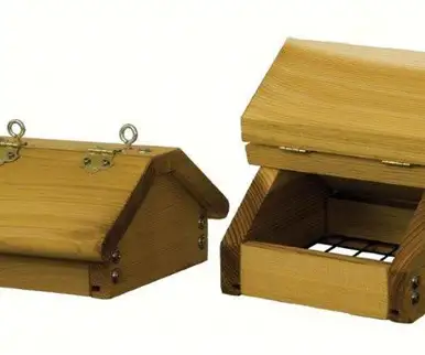 STOVALL - Small Upside - down Suet Cake Bird Feeder SP3SWS